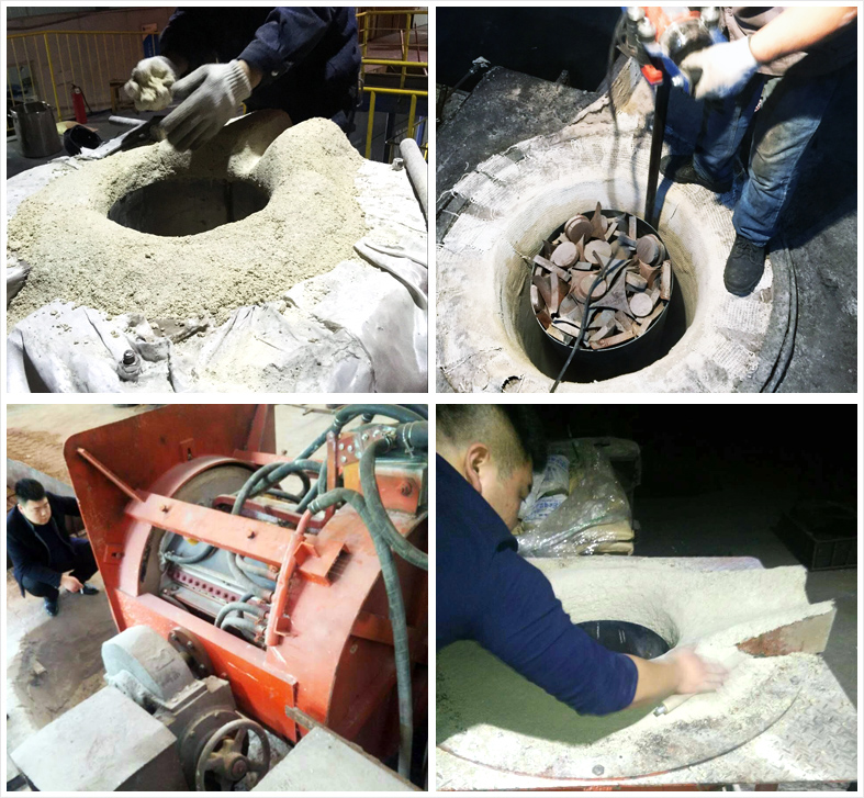 中頻爐氣體擴(kuò)散器安裝